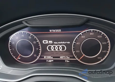 2018 Audi Q5 2.0T Premium/2.0T Tech Premium z USA, uszkodzony, nr VIN WA1CNBFY2J2021777